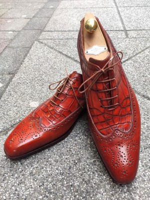croco calf oxford handmade shoes by rozsnyai (2)